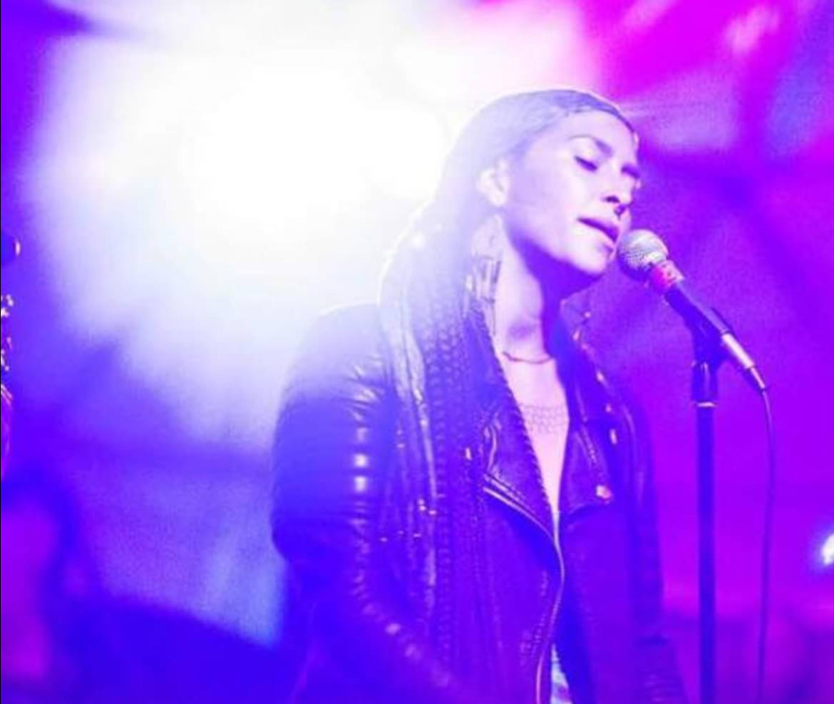 Purple stage performance